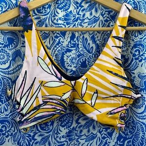 Maaji yellow floral bikini set size Medium